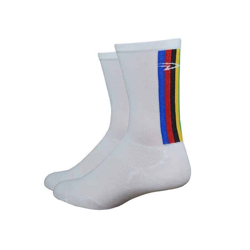 CHAUSSETTES DEFEET LEVITATOR LITE, CHAMPION DU MONDE BLANC