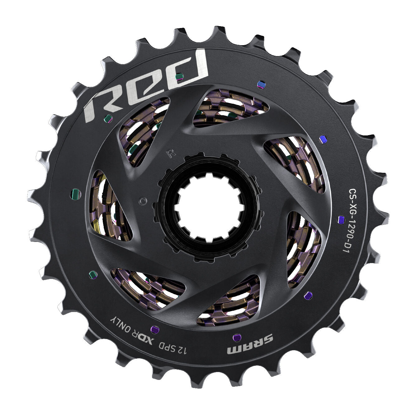 Pacco Pignoni Sram Red XG 1290 D1 12v - Rainbow