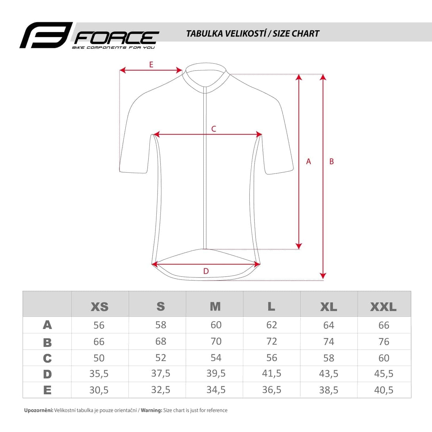 MAILLOT DE CYCLISME FORCE T10 MANCHES COURTES, NOIR-BLANC