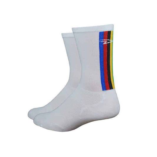 CHAUSSETTES DEFEET LEVITATOR LITE, CHAMPION DU MONDE BLANC