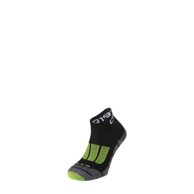 3 PAIRES CHAUSSETTES DE CYCLISME CI.Zero RACE SOCKS, GRIS-NOIR-VERT