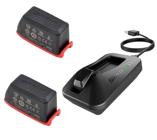 Chargeur de batterie Sram Etap Axs plus deux batteries