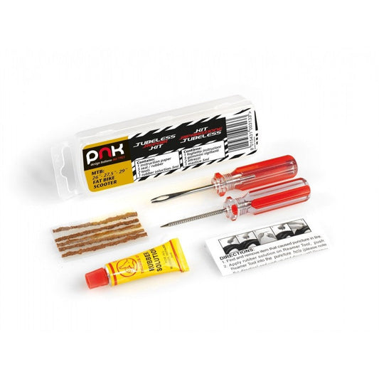 Kit de réparation de crevaison pour pneus Tubeless et Tubeless Ready