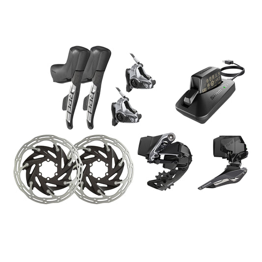 Kit de mise à niveau Sram AM Red Axes 2X12 HRD à montage plat 6 trous